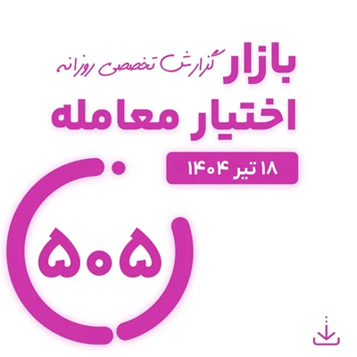 گزارش روزانه بازار اختیار معامله شماره 505 ( 18 تیر 1404)